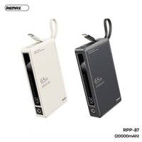 [REMAX RPP-87] Pin sạc dự phòng 20000mAh QC3.0+PD 65W+22.5W HT % pin