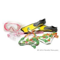 Rement set đồ bơi & đồ lặn Hawaii đồ chơi new seal