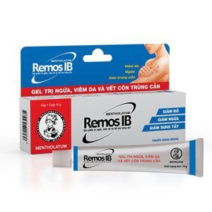 Remos IB – Gel trị ngứa, viêm da và vết côn trùng cắn 10g