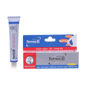 Remos IB – Gel trị ngứa, viêm da và vết côn trùng cắn 10g