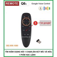Remote Chuột bay Voice G10s Cao cấp - Air Mouse voice Điều khiển tim kiem giong noi cho tv box, smart android TV