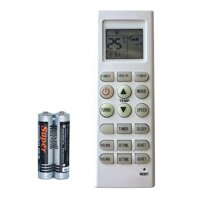 Remote Điều Khiển Cho Máy Lạnh, Máy Điều Hòa Sumikura Turbo Kèm pin AAA Maxell