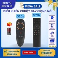 Remote Điều khiển chuột Bay tích hợp giọng nói G10s G20s -Tương thích Mibox 4K, Evbox (Tặng kèm pin)