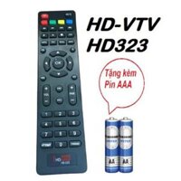 Remote Điều khiển đầu HD VTV HD-323Remote đầu thu kỹ thuật số HD VTV