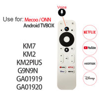 Remote Điều khiển Đầu Thu Android HD 4K TiVi Box  Giọng nói khiển for mecoo ONN KM7 KM2 KM2Plus