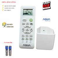 Remote Điều khiển điều hòa máy lạnh Aqua ECO - Hàng chính hãng AQUA mới 100% Tặng kèm Pin + Đế treo tường