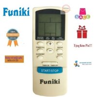 Remote điều khiển điều hòa máy lạnh FUNIKI nút xanh, hàng chính hãng, giá tốt + tặng kèm pin