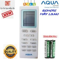 Remote Điều khiển điều hòa Aqua 1&2 chiều Inverter dành cho các dòng AQA-KCH AQA-KCRV AQA-KCR-Hàng mới 100%-Chất lượng tốt-Tặng kèm PIN
