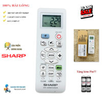 Remote Điều khiển điều hòa Sharp ION SENSOR 1 chiều 2 chiều Sharp Inverter- Hàng chính hãng Tặng Pin