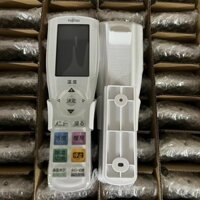 Remote Điều khiển điều hòa Fujitsu hàng nội địa nhật bãi (Tay vợt mặt trắng) -Có đèn màn kèm đế treo