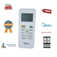 Remote Điều khiển điều hòa Midea 1& 2 chiều Inverter - Hàng chính hãng theo máy mới 100% Tặng kèm Pin