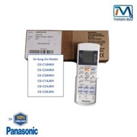 Remote, điều khiển Điều hòa Máy lạnh Panasonic Model CS-C18HKH CS-C24HKH CS-C28HKH CS-C18JKH CS-C24JKH CS-C28JKH