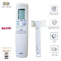 Remote Điều khiển điều hòa Sanyo hàng nội địa, nhật bãi- Hàng chính hãng 100% Tặng kèm đế treo+ Pin