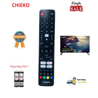 Remote Điều khiển giọng nói tivi CHIEKO 43S 50SU 55SU hàng chính hãng theo TV 100% Tặng kèm Pin