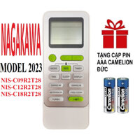 Remote Điều Khiển Máy Lạnh Máy Điều Hòa NAGAKAWA NIS-C09R2T28  NIS-C12R2T28 NIS-C18R2T28 MODEL 2023