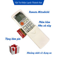 REMOTE ĐIỀU KHIỂN MÁY LẠNH ĐIỀU HOÀ .MITSUBISHI NẮP KÉO MẶT XÁM