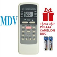 Remote Điều Khiển Máy Lạnh, Máy Điều Hòa MDV mẫu 1