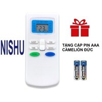 Remote điều khiển máy lạnh điều hòa NISHU mẫu 1