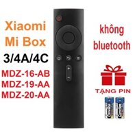 Remote điều khiển Mi BOX 3 4A 4C MDZ-16-AB MDZ-19-AA MDZ-20-AA (KHÔNG MICRO - Tặng pin)