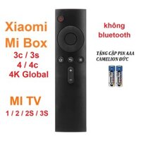 Remote điều khiển Mi box 3c 3s 4 4c 4K Global Mibox smart Mi tv 1 2 2s 3s (Hàng xịn - Tặng pin)