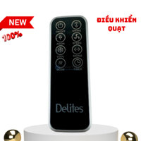 Remote điều khiển quạt hơi nước Delites, điều khiển quạt đa năng hơi nước Delites - Tặng kèm pin