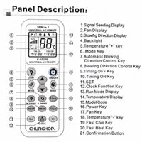 Remote điều khiển tất cả dòng máy lạnh cũ tới mới nhất hiện nay JP10268