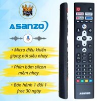Remote điều khiển tivi ASANZO giọng nói hàng chính hãng