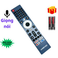 Remote điều khiển tivi ASANZO Mã 11, Giọng nói, điều khiển TV ASANZO internet - Tạp Hóa Lee