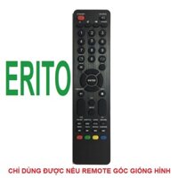 Remote điều khiển tivi ERITO smart mẫu 1(TẶNG PIN)