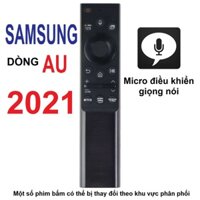 Remote điều khiển tivi SAMSUNG dòng AU giọng nói micro (MODEL 2021 - One remote - Micro điều khiển giọng nói)