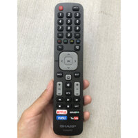 Remote Điều khiển tivi Sharp EN2A27ST-hàng chính hãng mới zin 100%-Tặng kèm Pin