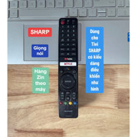 Remote điều khiển Tivi Sharp giọng nói chính hãng
