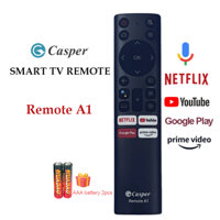 Remote Điều khiển TiVi Smart Casper (Chính hãng 100% / Điều khiển giọng nói / có 2pcs pin) Remote A1