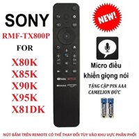 Remote điều khiển tivi SONY smart RMF-TX800P giọng nói mic điều khiển giọng nói SONY dieu khien giong noi RMF-TX800P 2