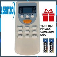 Remote máy lạnh ASANZO nút vàng - Điều khiển điều hòa ASANZO