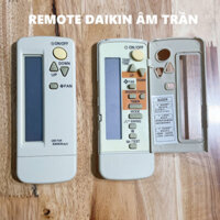 Remote máy lạnh Daikin âm trần - Điều khiển điều hòa Daikin âm trần chọn giống mẫu remote cũ ở nhà thì mới sài được