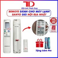 Remote Máy Lạnh, Điều Khiển Dành Cho Máy Lạnh SANYO Nội Địa NHẬT Điện lạnh Thuận Dung