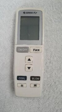 Remote máy lạnh Gree ML124 -Màn hình lớn