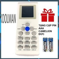 Remote máy lạnh KOOLMAN mẫu 1 - Điều khiển điều hòa KOOLMAN mẫu 1