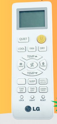 Remote máy lạnh LG ML75 - Nút cam giữa