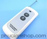 Remote trắng trung 2 nút (2 key remote RF control)