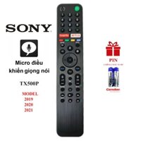 REMOTE TV SONY TX500P Chính Hãng Có Micro Giọng Nói Model 2019 2020 - Điều Khiển TV SONY TX500P