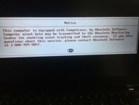 Remove Computrace Password Lenovo Thinkpad L480