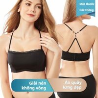 Ren đồ lót thời trang đồ lót sexy đồ lót không có vòng thép đồ lót không dấu vết đồ lót đẹp trở lại đồ lót tập trung pop
