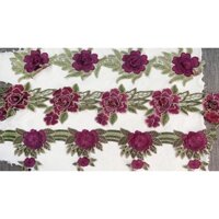 REN HOA THÊU CAO CẤP (1set/15hoa)