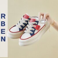 Renben Giày nữ sành điệu mới Giày đế cao su thoải mái