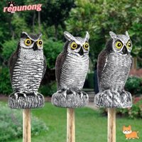 Renunong Cú Decoy, Kích thước lớn Trang trí sân vườn Máy giặt chim, Nhựa thực tế dọa chim đi đuổi chim đuổi chim