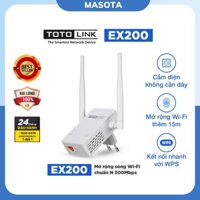 Repeater kích sóng wifi chuẩn N 300Mbps TOTOLINK EX200