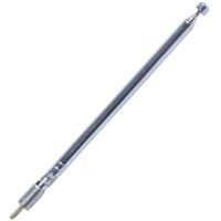 Replacement 49cm 19.3  6 Sections Telescopic Antenna Aerial for Radio TV