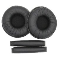 Replacement Ear Pads Cushions  Headband Pad For Sennheiser PX200 PX80 PC36 PX100 PMX100 PMX200 PXC300 PXC250 - black